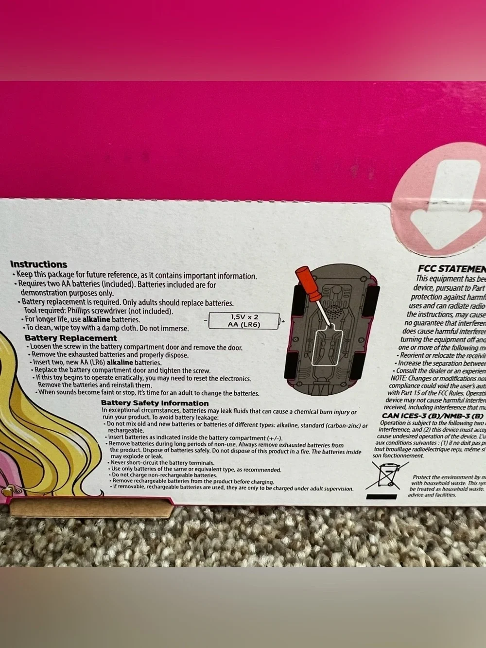 NIB Fisher Price Little People Barbie Convertible with 2 Dolls